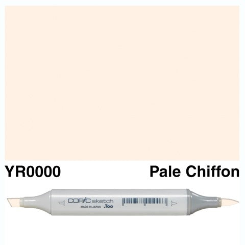 COPIC SKETCH MARKER YR0000 PALE CHIFFON