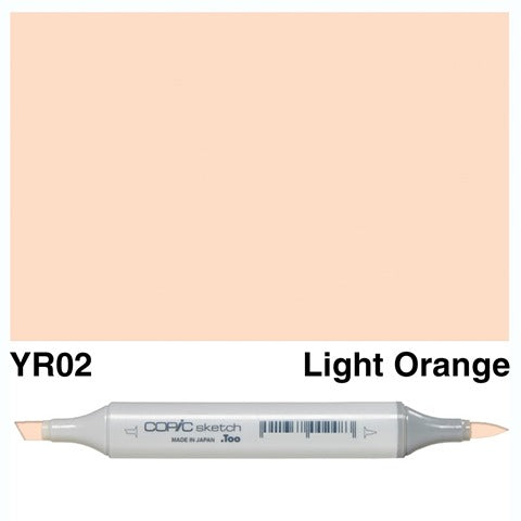 Copic Sketch Marker YR02 Light Orange
