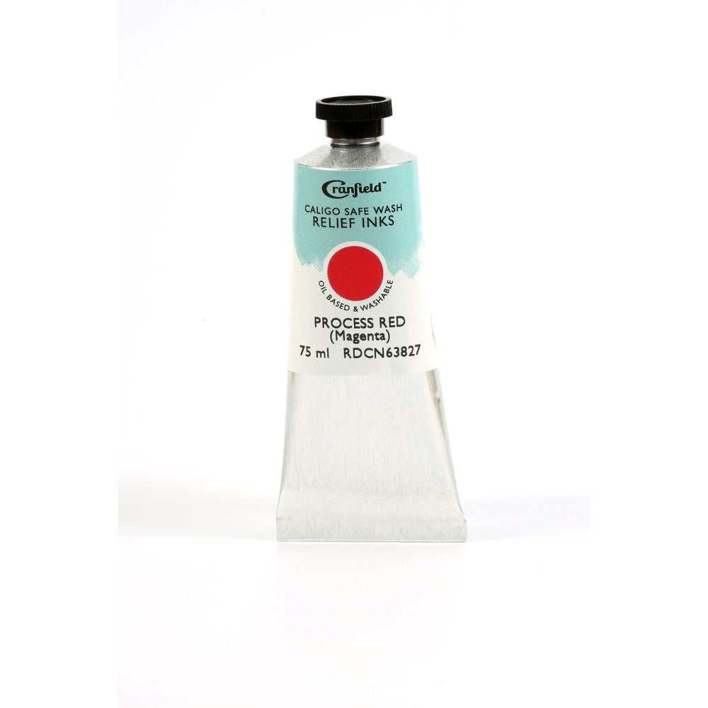 Cranfield Safe Wash Relief Printing Ink Process Red 75ml