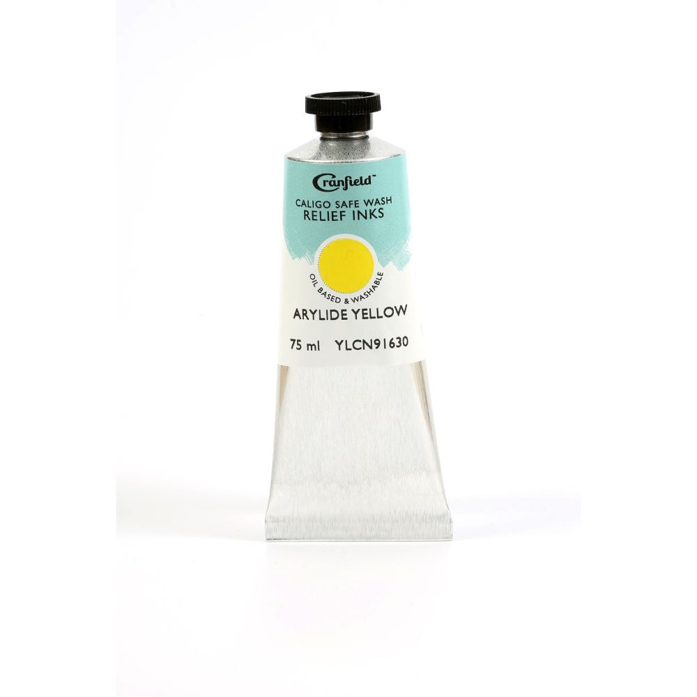 Cranfield Safe Wash Relief Printing Ink Arylide Yellow 75ml