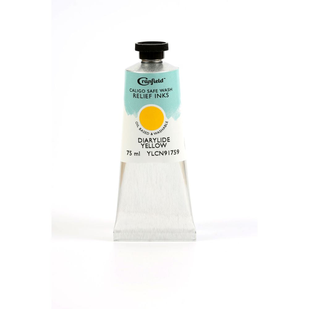 Cranfield Safe Wash Relief Printing Ink Diarylide Yellow 75ml