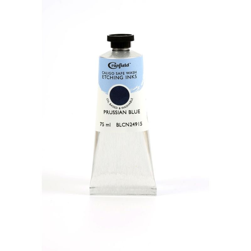 Cranfield Safe Wash Etching Printing Ink Prussian Blue 75ml