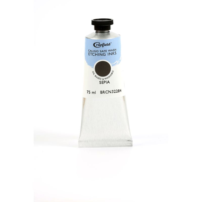 Cranfield Safe Wash Etching Printing Ink Sepia 75ml