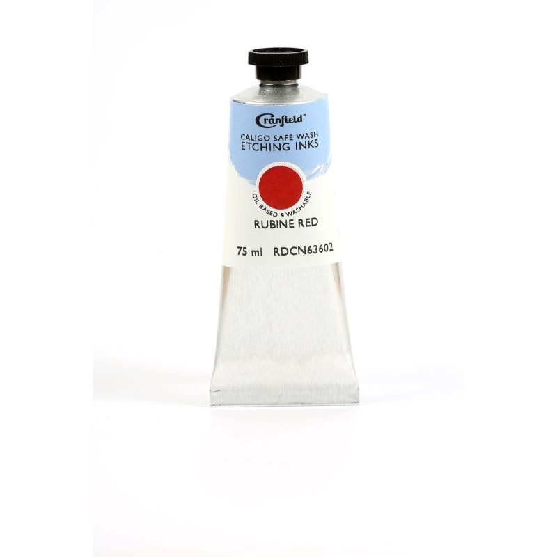 Cranfield Safe Wash Etching Printing Ink Rubine Red 75ml
