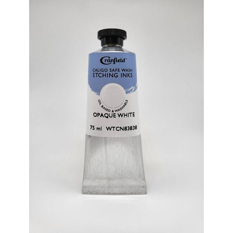 Cranfield Safe Wash Etching Printing Ink Opaque White 75ml