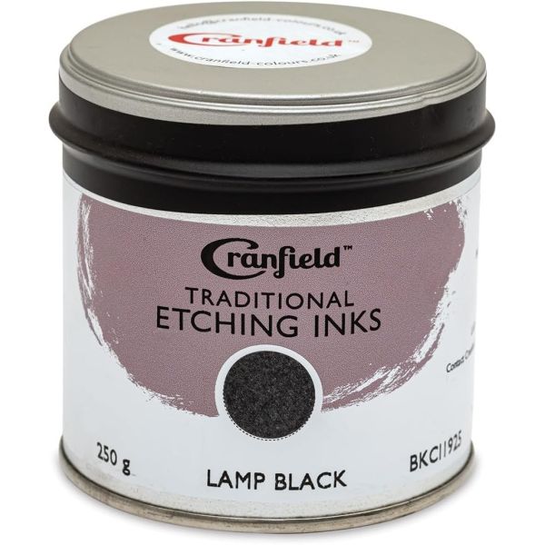 Cranfield Traditional Etching Printing Ink Lamp Black 250g