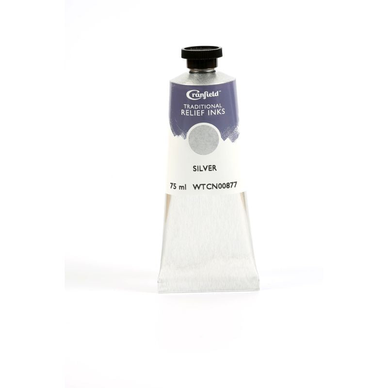 Cranfield Traditional Relief Printing Ink Silver 75ml