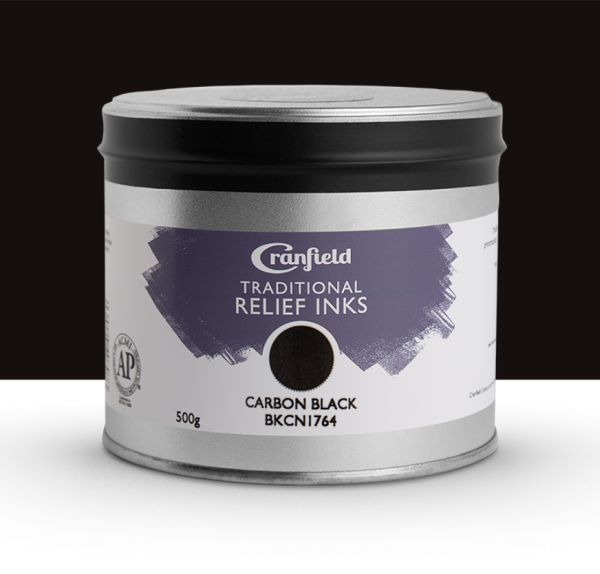 Cranfield Traditional Relief Printing Ink Carbon Black 500g