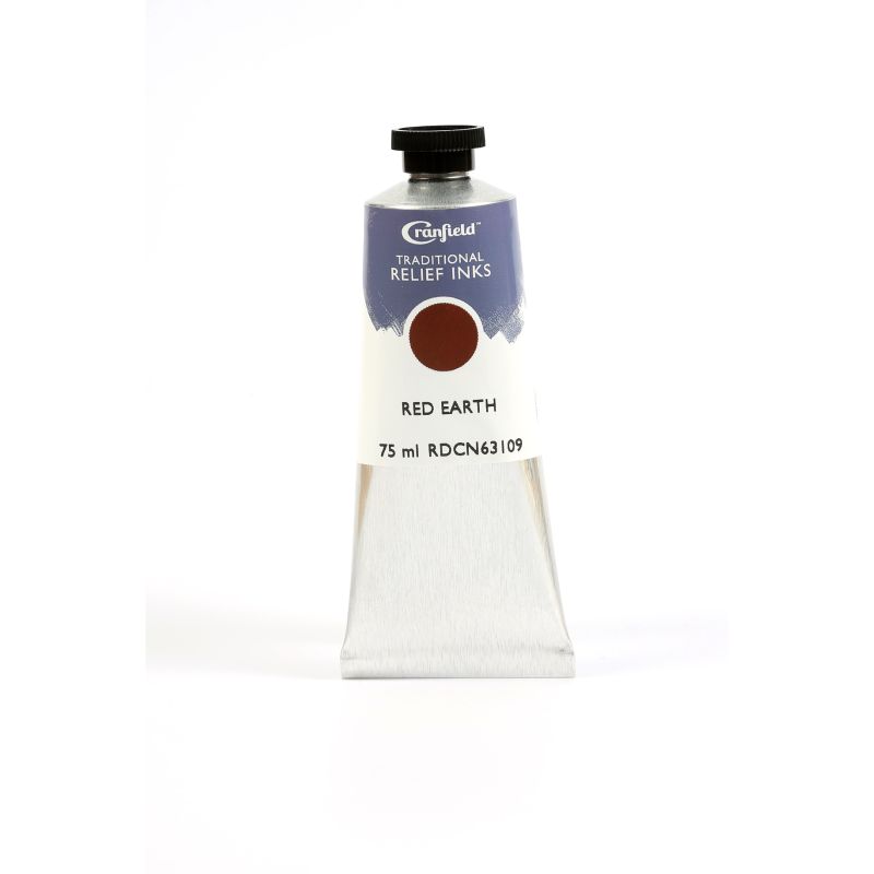 CRANFIELD TRADITIONAL RELIEF PRINTING INK RED EARTH