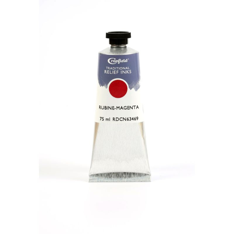 Cranfield Traditional Relief Printing Ink Rubine Magenta 75ml