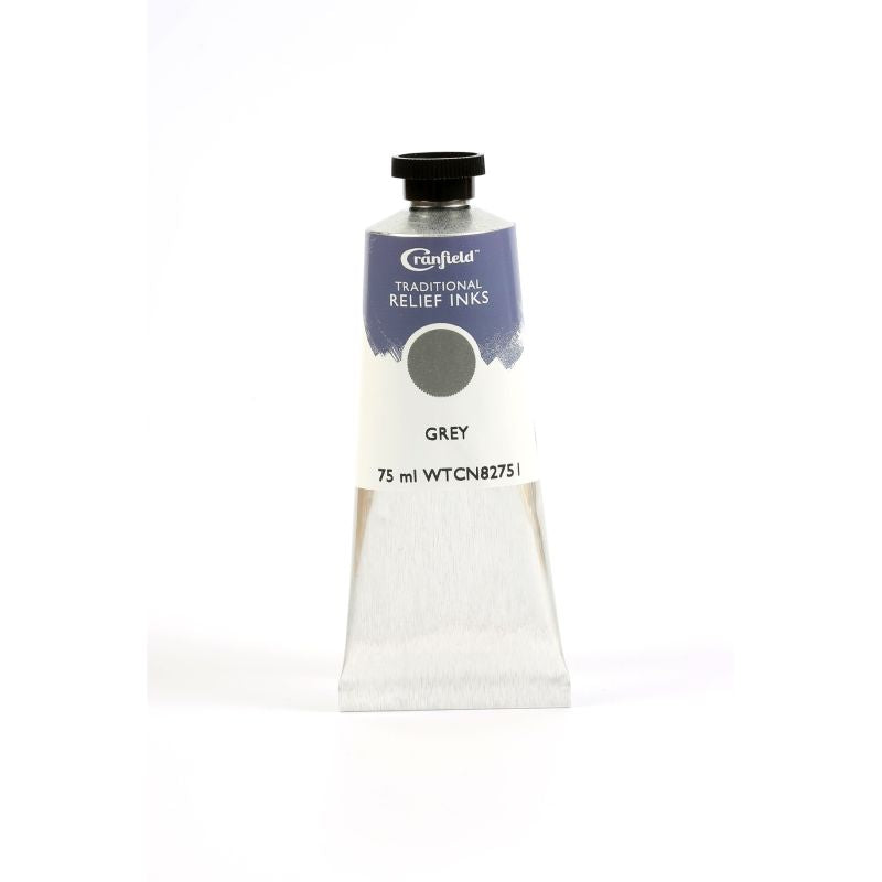 Cranfield Traditional Relief Printing Ink Grey 75ml