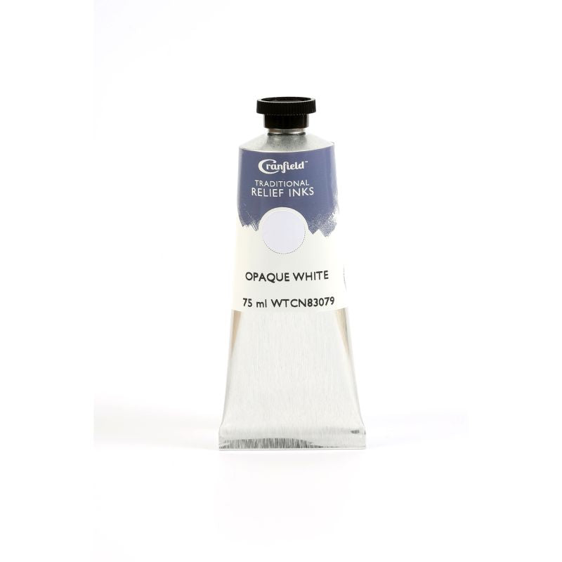 Cranfield Traditional Relief Printing Ink Opaque White 75ml