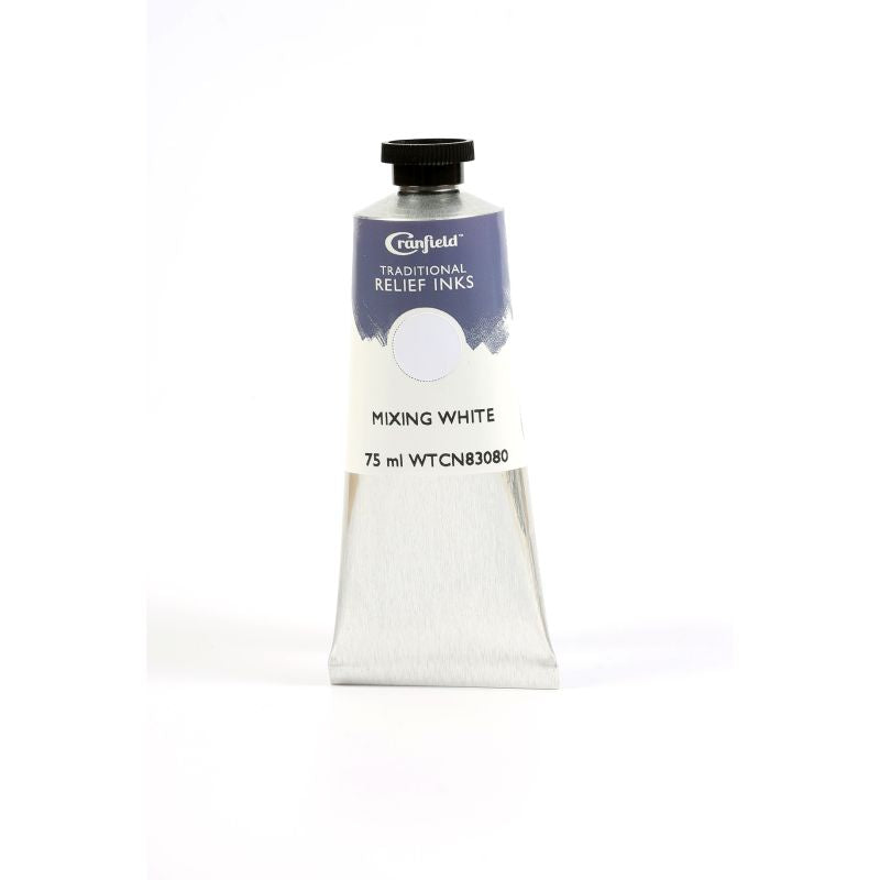 Cranfield Traditional Relief Printing Ink Mixing White 75ml
