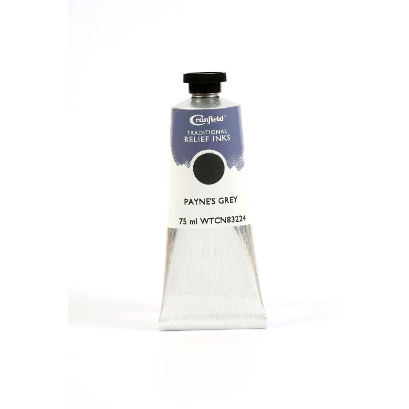 Cranfield Traditional Relief Printing Ink Paynes Grey 75ml