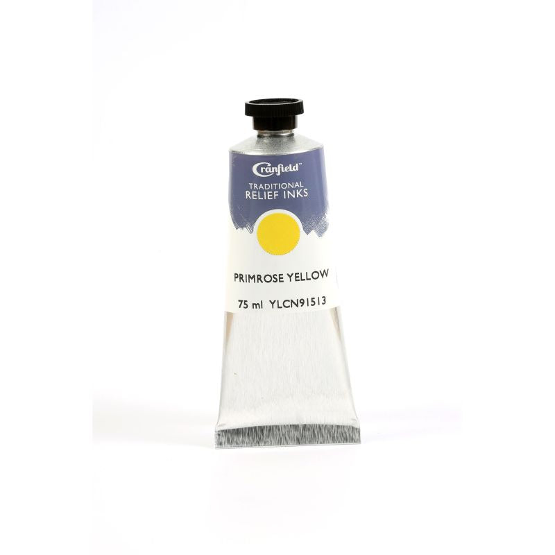 Cranfield Traditional Relief Printing Ink Primrose Yellow 75ml