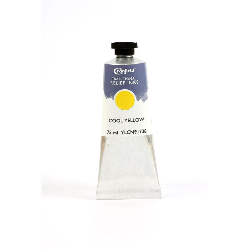 Cranfield Traditional Relief Printing Ink Cool Yellow 75ml