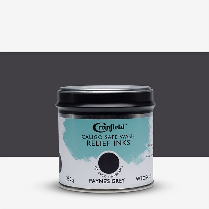 CRANFIELD SAFE WASH RELIEF PRINTING INK PAYNES GREY