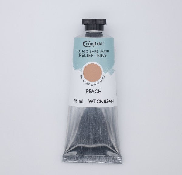 Cranfield Safe Wash Relief Printing Ink Peach 75ml