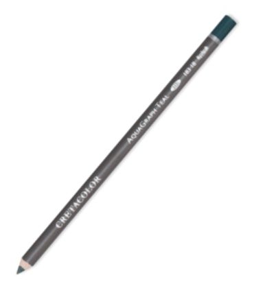 CRETACOLOR AQUAGRAPH GRAPHITE PENCIL TEAL