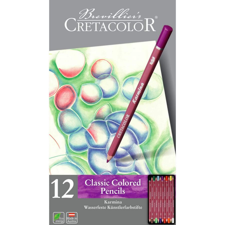 Cretacolor Karmina Colour Pencil Tin Set 12 SET
