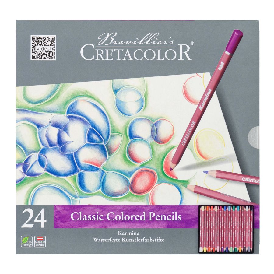Cretacolor Karmina Colour Pencil Tin Set 24 SET
