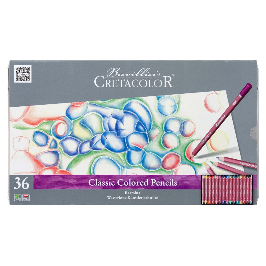 Cretacolor Karmina Colour Pencil Tin Set 36 SET
