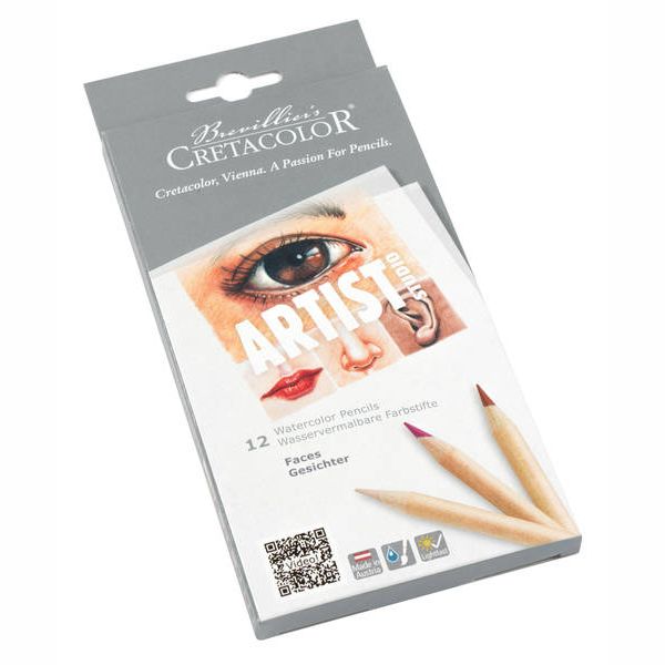 Cretacolor Artist Studio Watercolour Pencil Faces Set 12 SET