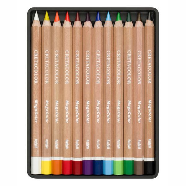Cretacolor Megacolor Pencil Tin Set 12 SET