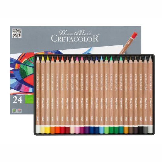 Cretacolor Megacolor Pencil Tin Set 24 SET