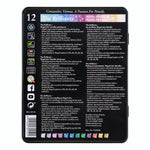 CRETACOLOR BRILLIANTS MEGA COLOUR PENCIL SET METALLIC SET 12