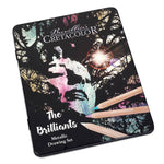 CRETACOLOR BRILLIANTS MEGA COLOUR PENCIL SET METALLIC SET 12