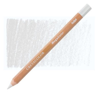 CRETACOLOR MEGACOLOR PENCIL PERMANENT WHITE