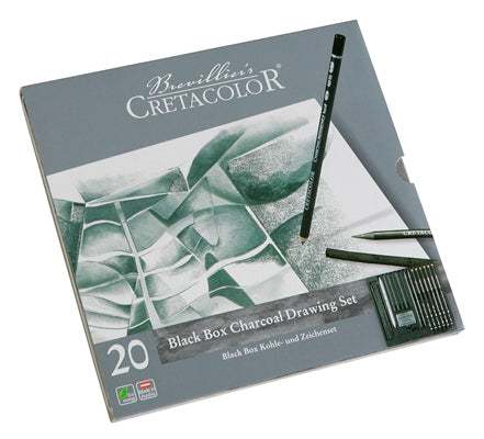 Cretacolor Black Charcoal Set Tin Set 20 SET