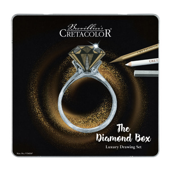 Cretacolor Diamond Metallic Drawing Set Tin Set 15 SET