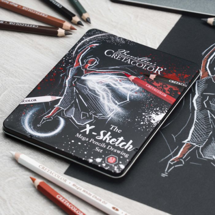 Cretacolor The X-Sketch Mega Drawing Pencil Set Set 12 SET