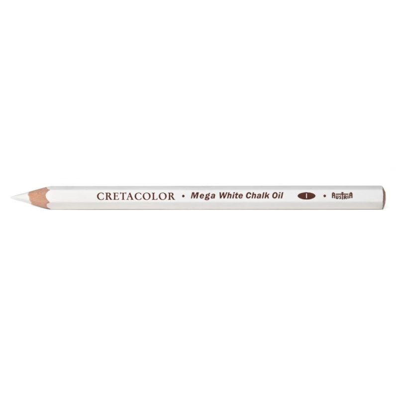 Cretacolor Mega Artist Chalk Pencil White