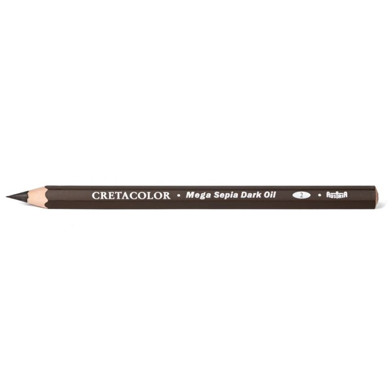 Cretacolor Mega Artist Oil Pencil Dark Sepia