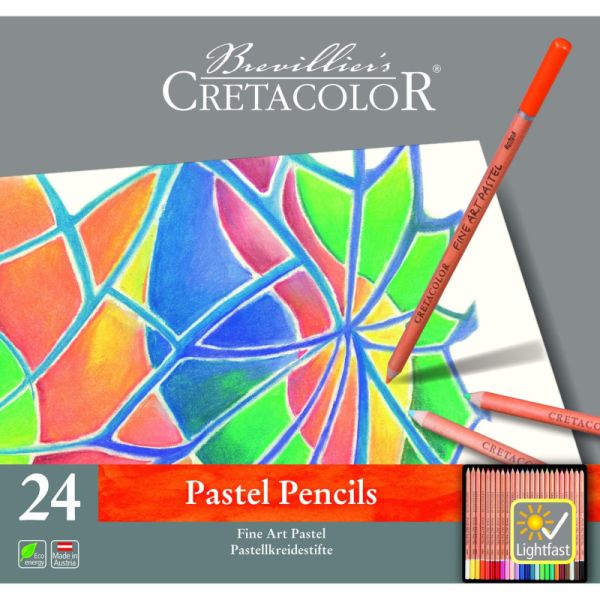 Cretacolor Fine Art Pastel Pencil Tin Set 24 SET 24