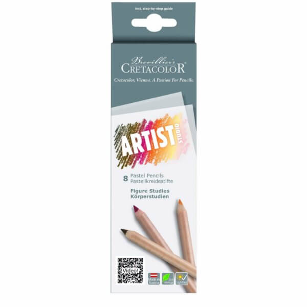 Cretacolor Art Studio Pastel Pencil Portrait Set 8 SET