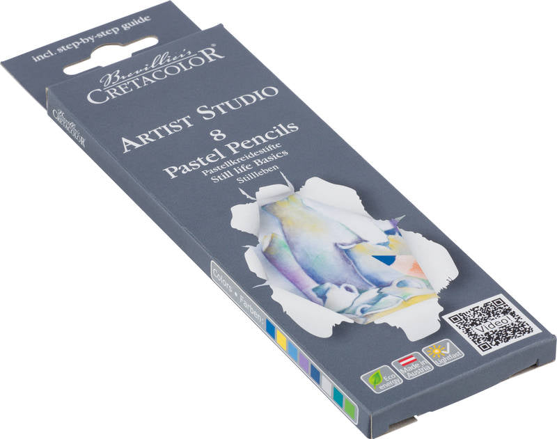 Cretacolor Art Studio Pastel Pencil Still Life Set 8 SET