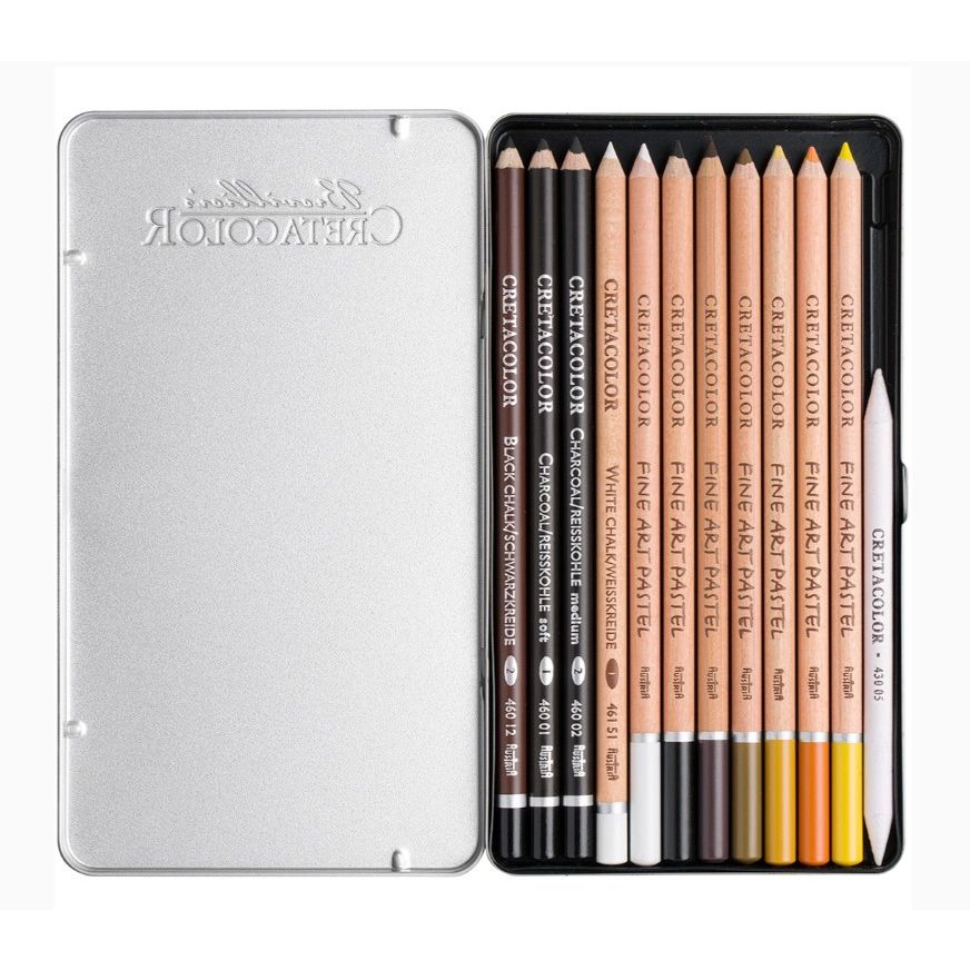 Cretacolor Eagle Drawing Tin Set 12 SET