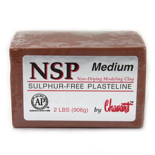 Chavant NSP Plasteline Medium Brown 906g