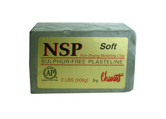 Chavant NSP Plasteline Soft Green 906g