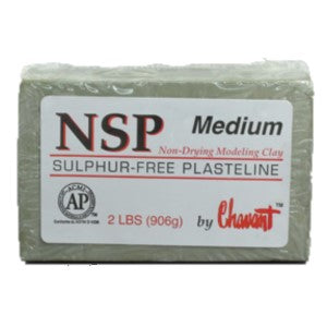 Chavant NSP Plasteline Medium Green 906g