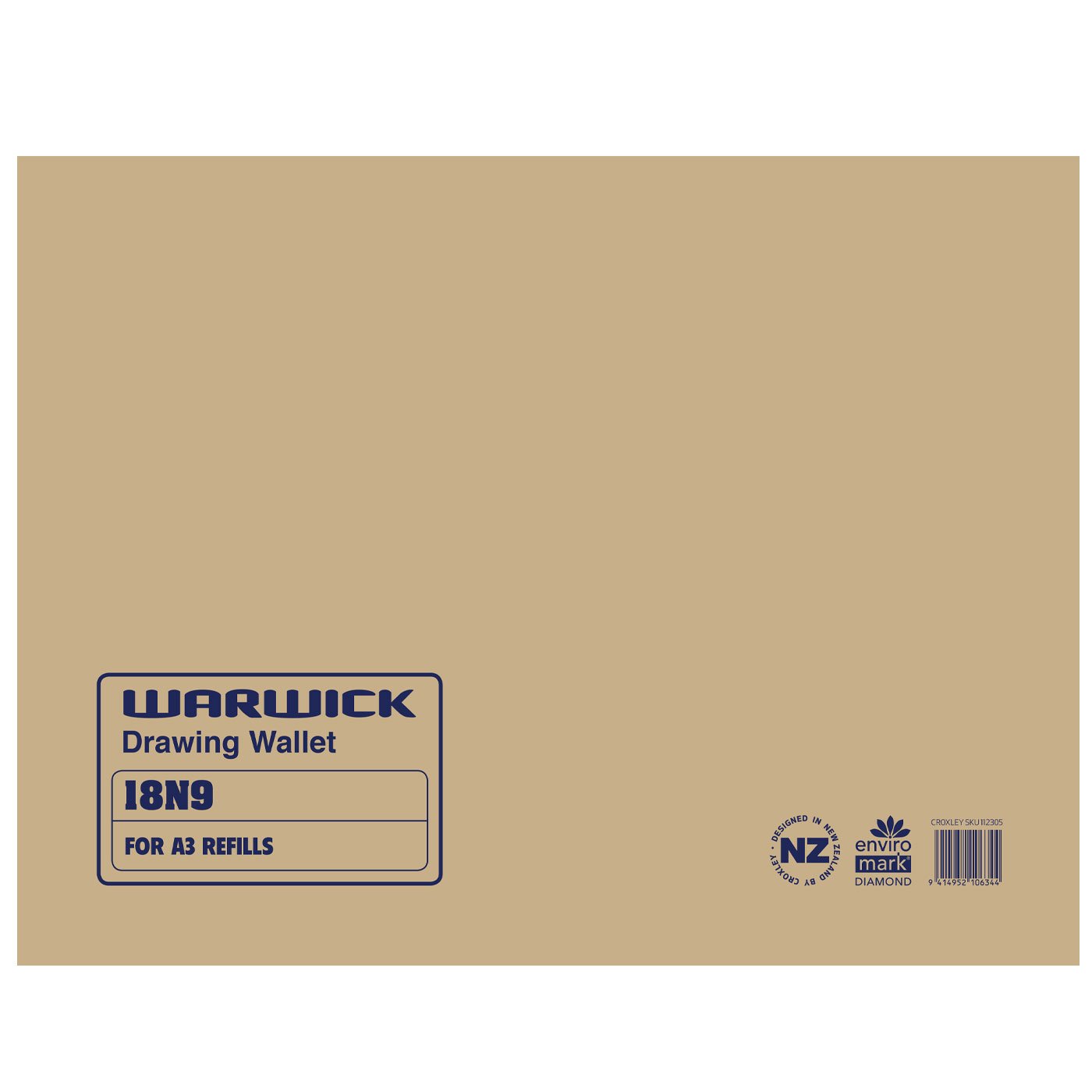 Warwick Drawing Wallet 18N9 435X310Mm A3