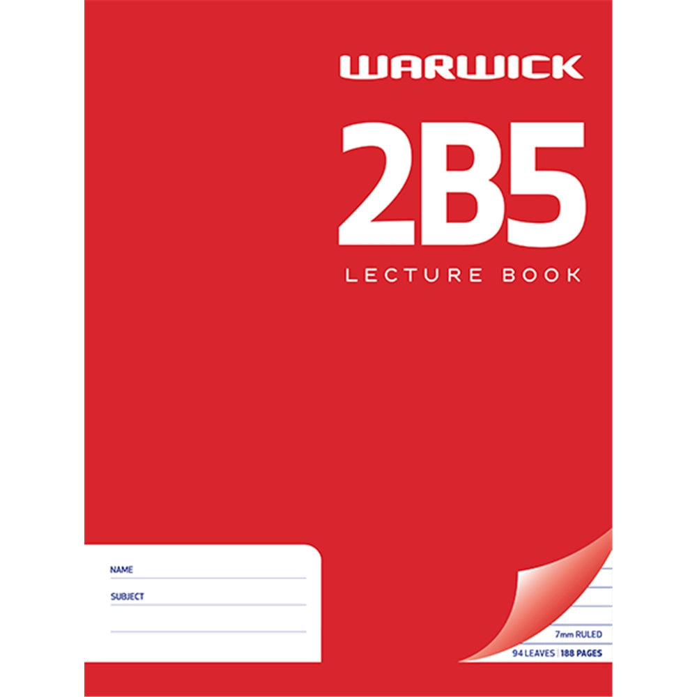 Warwick Lecture Book 2B5 94 Sheets 255x205mm