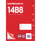 Warwick Loose Leaf Pad 14B8 Lined 50 Sheets A4