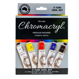 Chromacryl Student Acrylic Paint Set 5 SET