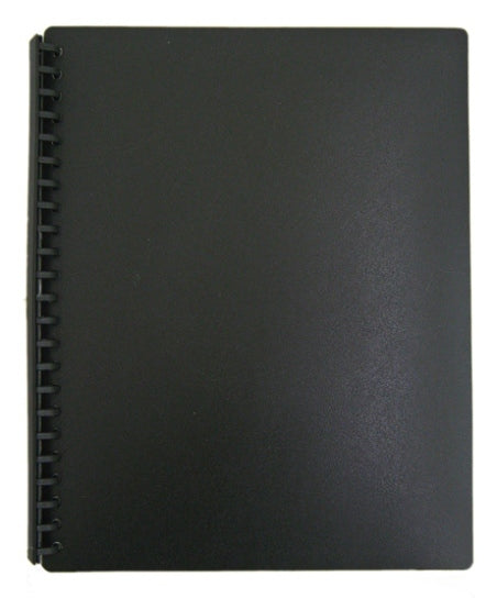 Filemaster Refillable Display Book Black 20 Pocket A4