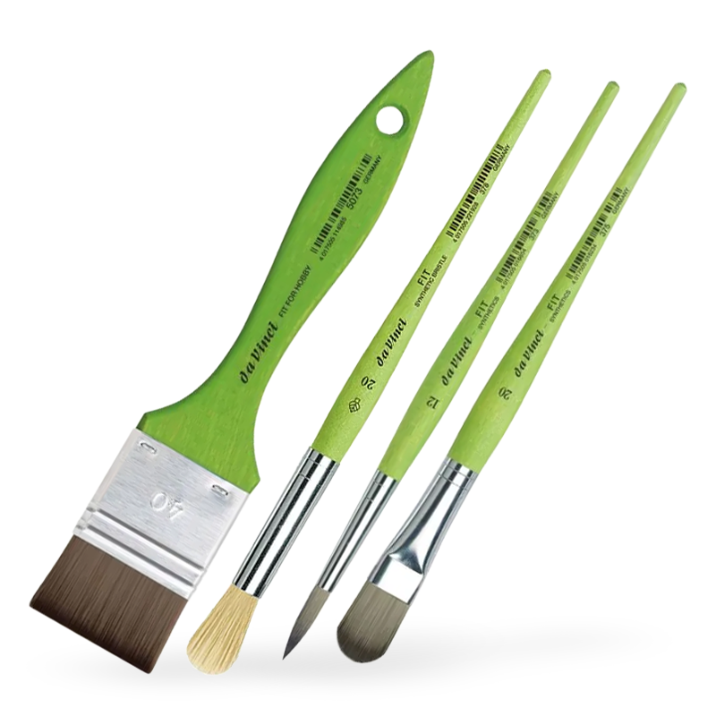 DA VINCI FIT SYNTHETIC BRISTLE BRUSHES